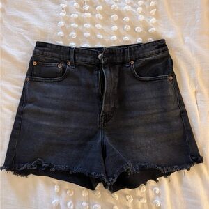 American eagle black shorts